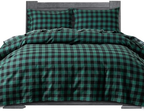 Elegant Comfort Juego de sábanas Suaves de Franela de algodón Turco 100% de 4 Piezas, sábana Bajera con Bolsillos Profundos, ultrasuaves, acogedoras y cálidas, tamaño matrimonial,