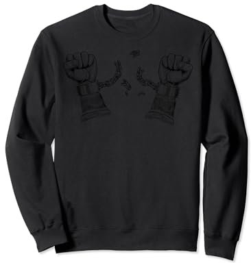 Handschellen brechen Kette Schäkel Handschellen Sweatshirt