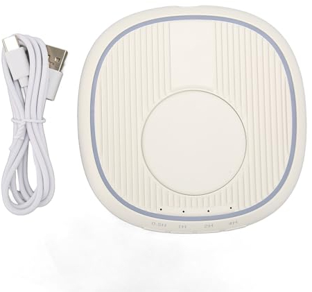 Beufee Jiggler Mouse Mover Non Rilevabile, Dispositivo Mouse Mover con Timer Regolabile Indicatore LED USB C Slim Driver Silenzioso Simulazione Movimento Mouse Libero(Bianco)