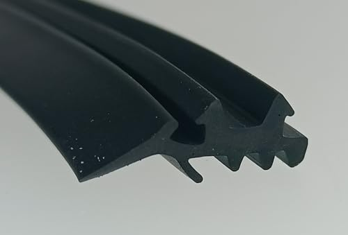 Lippendichtung L-4 Ersatzdichtung für Stegplatten-Profile weichmacherfrei EPDM Carport Terrasse Sprossendichtung (50 m Rolle)