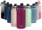 BOZ Stainless Steel Water Bottle - Vaccum Insulated Water Bottle 32 Oz - Wide Mouth BPA Free Sport for Gym with Spout Lid - Thermal Hot & Cold 1 Litre Plum