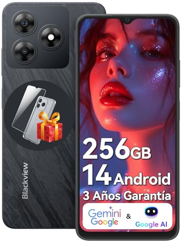 Blackview 12GB RAM + 256GB ROM 90Hz Intelligente Bildwiederholrate Smartphone, 3 Kameras, DoteOS 4.0