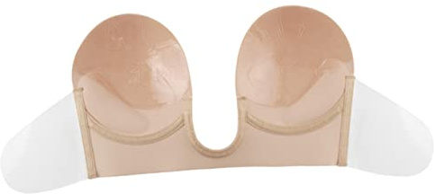TINEASUR Cubre Adhesivos De Silicona Reutilizables Para Sujetador Sin Tirantes Perfectos Para Vestidos De Espalda Descubierta Y Escotes Bajos Color Piel Talla B