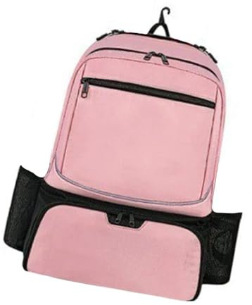 rockible Tennis-Rucksack, Schlägertasche für Erwachsene, Outdoor-Sport-Rucksack, Reißverschluss mit Schuhfach, Rucksack, Pickleball-Tasche, Rosa