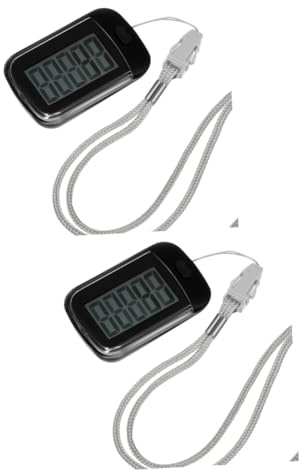 HANABASS 2pcs Ankle Fitness Tracker Pedometer Step Counter Walking Pedometer for Women Mile Trackers