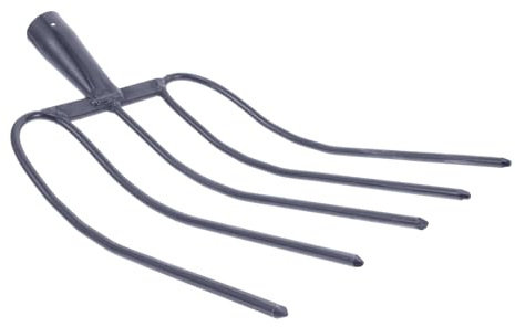 HEMOTON Strumento Manuale Per Letame Pala Solida in Ferro Strumento Multifunzionale Per Fattoria e Giardino Resistente Alla Ruggine Uso Agricolo e Domestico