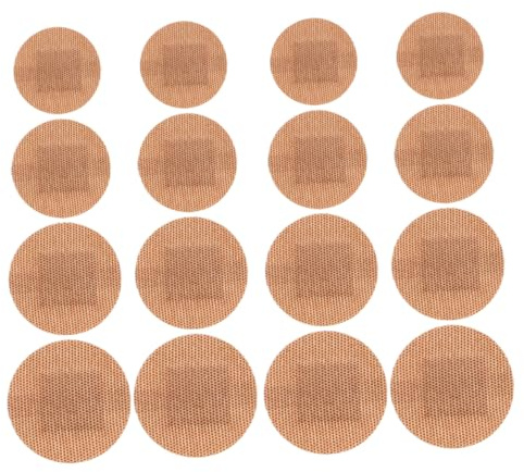 Toddmomy 100pcs Breathable Round Bandage Adhesive Patches Large Fingertip and Joint Protection Strong Adhesive Hypoallergenic Skin Patch for Secure Wound Care and Fixation
