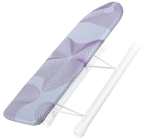Toyvian Table à Repasser à Manches Pliable Petite Taille Tissu Anti-brûlure Résistant Portable pour Repassage Domestique Atelier Couture Maison Usage Quotidien