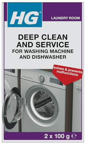 HG - Deep Clean and Service for Washing Machine/Dishwasher - 200g (Pack of 6)