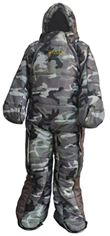 Adult Wearable Sleeping Bag with Arm & Legs - XL Size for Camping, Travel, Hospital Use - Multicolor