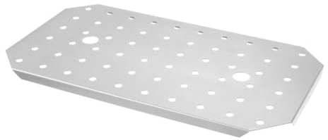 HENDI Abtropfgitter, für Gastronormbehälter, Temperaturbeständig von -40° bis 300°C, Heissluftöfen-Kühl- und Tiefkühlschränken-Chafing Dishes-Bain Marie, Stapelbar, GN 1/1, Edelstahl