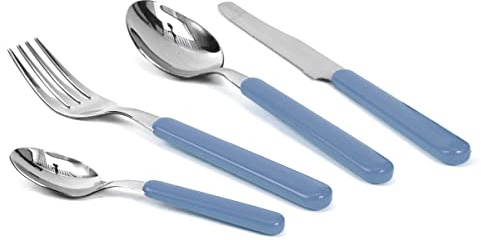 Neva Servizio Posate Set 24 Pezzi Colorando Blu Reale