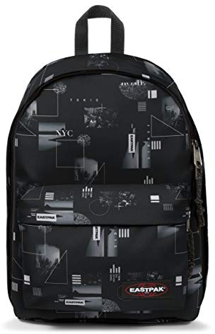 Eastpak Out of Office Rucksack, 44 cm, 27 L, Schwarz (Shapes Black)
