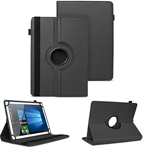 Tablet Schutzhülle kompatibel mit PEAQ Tablet PET 100 101 1008 10,1 Zoll Hülle 360 Grad Drehbar Tasche ultradünne Kunstleder Tablethülle Standfunktion 360° Drehbar Case