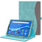 Fintie Funda Multiángulo Compatible con Lenovo Tab M10 FHD Plus 10.3 - Carcasa con Bolsillo Función de Soporte y Auto-Reposo/Activación, Verde Menta