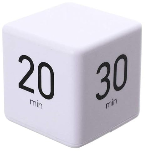 ZONSUSE Digitaler Cube Timer, Digitaler Küchentimer,Küchenwecker Kurzzeitwecker LED-Bildschirm, Kurzzeitmesser Eieruhr, Akustischer Alarm, Kochen, Backen, Sport