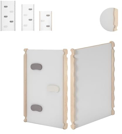 MAMOI® Rutsche Indoor, Rutschbrett für Klettergerüst, Kinderrutsche aus Holz für Kletterdreieck und Kletterbogen, Holzrutsche/Yarnwood für Baby ab 1 Jahr und 2/3 Jahre, Montessori