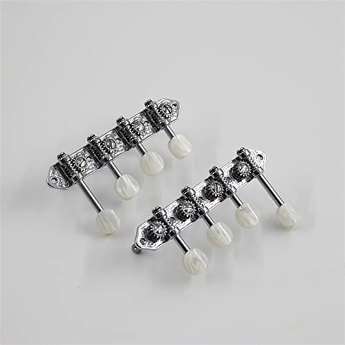 WNWN 1set Silvery Mandolin Guitar String Tuning Pegs Machine Heads Tuners Keys Parts Guitar Machine Head Tuners