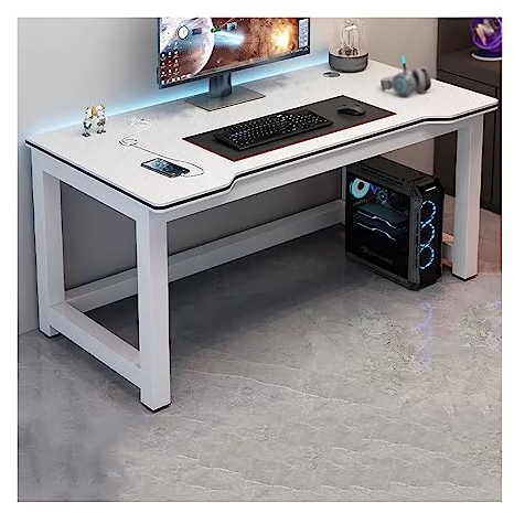 Laptop-Tisch Computertisch PC-Desktop-Tisch, doppelter Desktop-Schreibtisch for Studenten, Zuhause, Schlafzimmer, Arbeitstisch, Bürotisch, einfacher Gaming-Tisch, PC-Tisch Arbeitstisch für das Heimbür