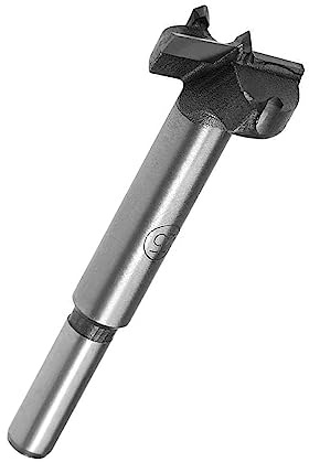 TOP-VIGOR 25mm Forstner Drill Bit, Tungsten Carbide Wood Auger Drill Bit Hole Saw Opener for Woodworking Hinge Hole Drilling Boring Bit Cutter Grey