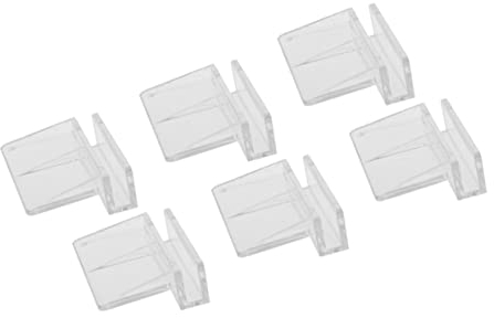 Happyyami 12st Aquarienunterstützung Clips Für Aquariumdeckel Aquariumabdeckung Aquarienhalterung Abdeckungshalter Für Aquarien Aquatainer Aquarienregal Ständer Deckplatte Glas