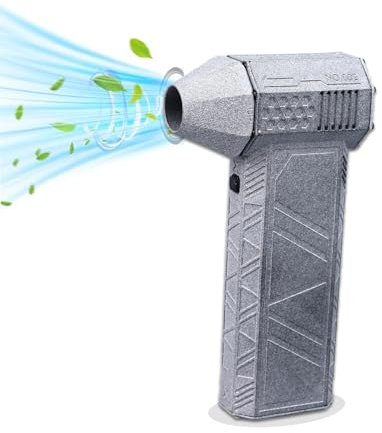 Jettorrblåsare, 150 000 RPM 40 Mm Typ C Elektrisk Luftdammare med Turbindriven, Steglös Hastighetsjustering, 3000 MAh Batteri, för PC Hemma Bil Utomhus