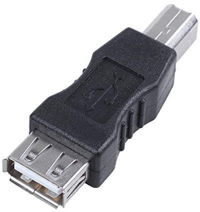 Lorrgasw Usb Adattatore Stampante Tipo A Femmina - Tipo B Nero
