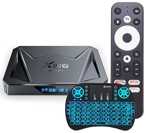 TV Box, X96Q Pro+ Android 14.0 Smart Box 4 GB De RAM 64 GB Emmc H728 CPU De Cuatro Núcleos De 64 bits Arm Corter-A53 Salida 8K BT5.0 2,4 GHz/5 GHz WiFi 1000M LAN Enternet,4gb+64gb