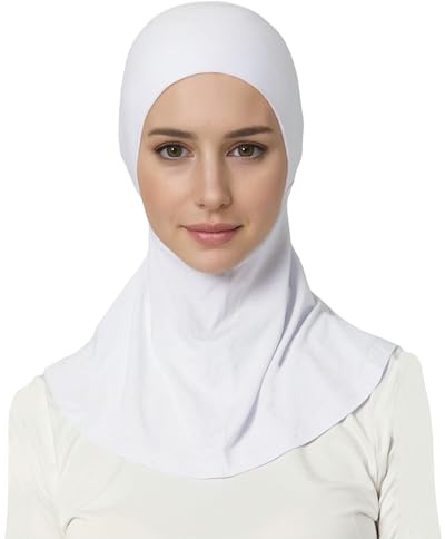 Lina & Lily Jersey Tie-Back Unterkappe mit Nackenbezug für Muslimische Frauen Vollständige Abdeckung
