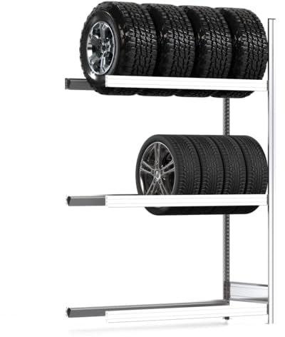 REGALWERK Räderregal mit Tiefenriegel - 250 kg - 2.000 x 1.285 x 500 mm (HxBxT) - 3 Ebenen - Anbauregal - Steckregal BERT