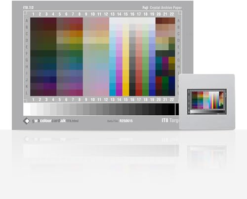 IT8 Colour Calibration Target – Reflective & Transmissive | Scanner Profiling Chart for VueScan, SilverFast, i1Profiler | Fuji & Kοdak Film (IT8 Bundle)