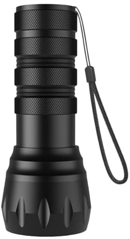 COOLHIYA Lampe torche UV noire portative, petite torche ultraviolette à LED pour vérification de l'argent, contrôle de santé des animaux et marquages fluorescents cachés