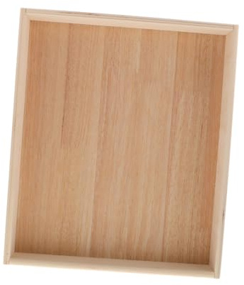 ERINGOGO Mini Sabbiera Quadrata per Bambini Contenitore di Sabbia, Vassoio Montessori per Giochi Indoor e Outdoor, Sicura e Facile da Pulire, per Attività Sensoriali e Creative