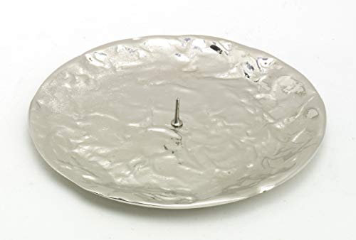 Piattino, Diametro Esterno 12,5 cm, Ottone, Soldi, lucidato, Tondo
