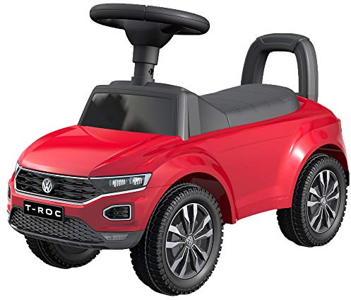 TURBO CHALLENGE - T-ROC Volkswagen - Lauflernhilfe - 119118 - Freilauf - Rot - Max. 25 kg - Kunststoff - Batterien Nicht enthalten - Kinderspielzeug - Geschenk - Ab 12 Monaten