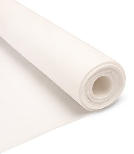Iron On/Fusible Interfacing-tyg (vit, medelvikt 75 cm x 2 m)