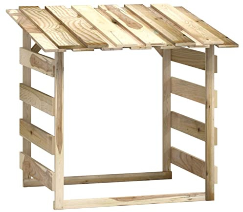 vidaXL Pergolen mit Dach 3 STK. 100x90x100 cm Kiefernholz Imprägniert