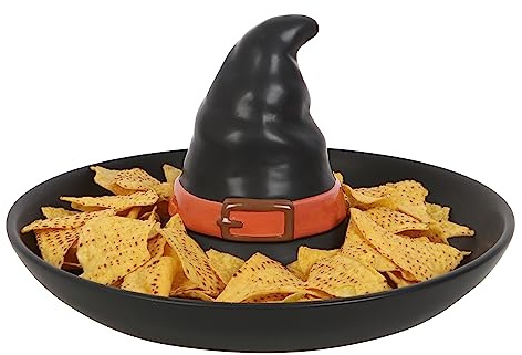 Something Different Wholesale Wicked Witch Hat Chip & Dip Dish - Spooky Halloween Decor and Party Dish for Chip Dip Fun