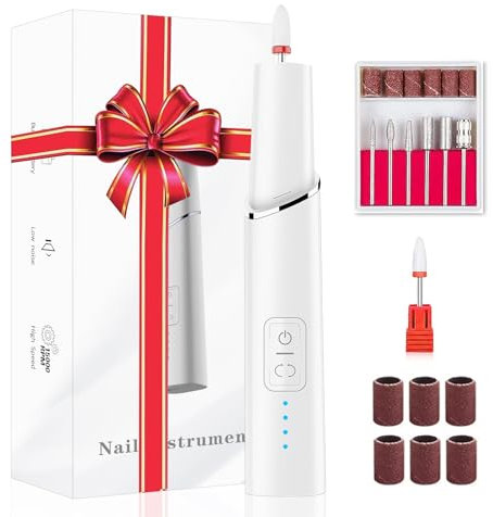 Nagelfräser, Professionell Elektrische Nagelfräser Maniküre Set, 15000U/Min Verstellbare Geschwindigkei Pediküre Maniküre Set für Gelnägel, Nagelhaut Acrylgel, Pediküre Maniküre Set für Anfänger Profi