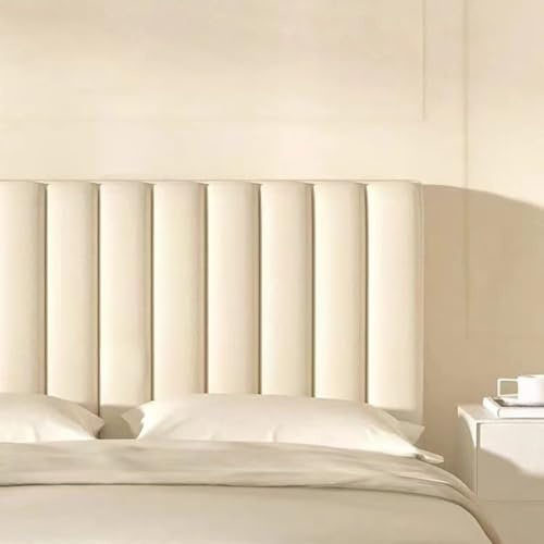 Bett Kopfteil Bezug/Überzug, Staubdichte Stretch Bett Kopfteil Abdeckung, Rückenschutz All-Inclusive Slipcover, Bettkopfteil Hussen Waschbarer All-in-One-Bezug ( Color : Beige , Size : 180cm(71inch) )