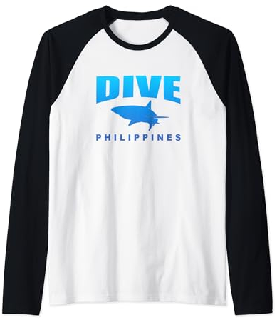 Tauchen auf den Philippinen, Tauchen auf den Philippinen (Blau) Raglan