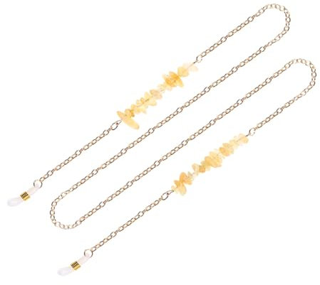 CPCPC Brillenband, 1 Stück, vergoldete Brillenkette, Brillenband, Brillenkette, goldfarben
