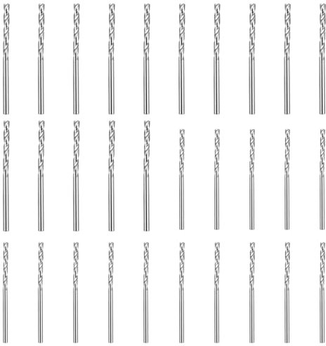 Keboyoe 30 pezzi Mini Punte per Trapano Elicoidali Hss Punte da Trapano Cobalto 2.5/3 mm punte da Ferro Trapano per Legno, Acciaio, Metallo Alluminio, Ferro