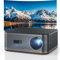 1500 ANSI Full HD Videoprojecteur 4k avec WiFi 6 Bluetooth 5.2, HAPPRUN Projecteur Video Home Cinéma avec Auto Focus et Keystone, 300 Vidéoprojecteur Extérieur Intérieur, Compatible TV Stick/PC/PS5