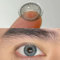 Lentilles de contact colorées sans ordonnance iris coloré lentilles mensuelles brunes lentilles souples hydrogel souple 2 pièces lentilles colorées série couleurs naturelles (Gris)