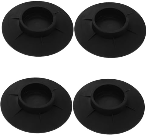 STOBOK 4pcs Slip Mats Washing Machine Stabilizer Rubber Foot Pads Vibration Mat for Washer and Dryer Use Prevent Vibration Walking and Damage