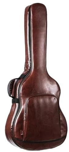 LPACXBYD 40/41 Zoll PU-Gitarrenkoffer for Akustik-Folk-Gitarre, Gigbag-Abdeckung, wasserdichter Gitarren-Rucksack für Konzertgitarren