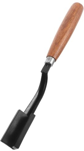 Toyvian Outil de Coupe Caoutchouc Acier V Type avec Manche Ergonomique et Protection Couteau Précis pour Écorçage et Prélèvement Arbres Rubber Tree