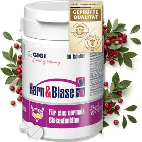 GIGI VET Harn & Blase Tabletten Hunde & Katzen, 90 Stück