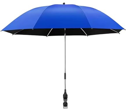 Ombrellone Da Spiaggia - Protezione UV Parasole Regolabile A 360 Gradi - Ombrelloni Da Spiaggia Per Sabbia Portatili - Per Giardino Cortile Viaggio Campeggio Pesca Estate Sedia Sedia A Rotelle